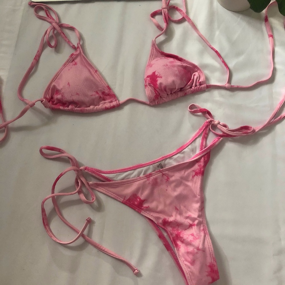 Pink Tie Dye Bikini